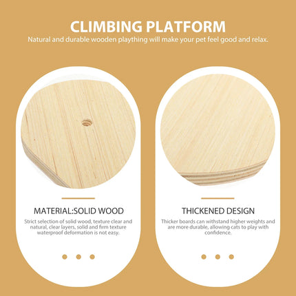 Arbre à chat minimaliste avec plateforme en forme de larme