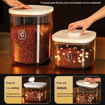 Conteneurs Alimentaires Hermétiques avec Fermeture Sous Vide – Stockage Grains et Céréales