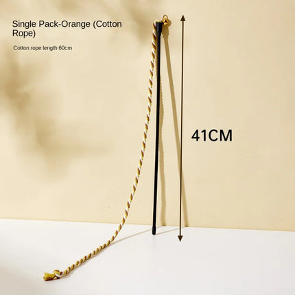 Bâtons Ludiques à Corde Colorée et Cloche pour Moments de Jeu Actifs