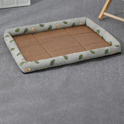 Tapis Décontracté pour Chat avec Bord Avocat et Surface Naturelle