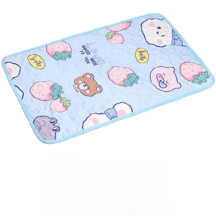 Tapis Ludique pour Chat avec Motifs Colorés - Ambiance Tendresse