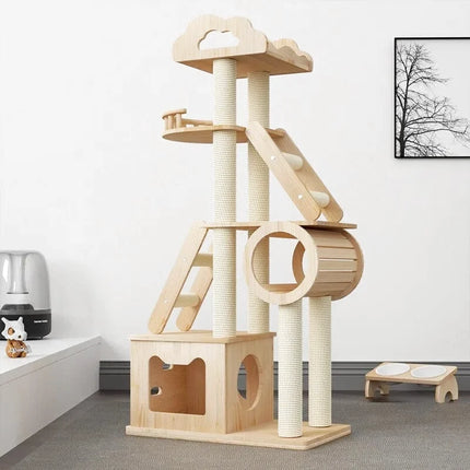 Structure luxe ludique nuage pour chats explorateurs