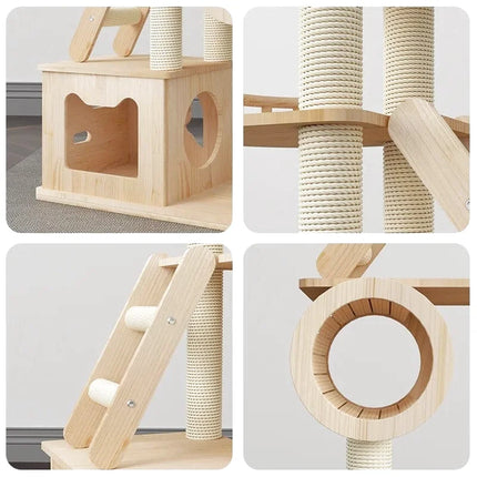 Structure luxe ludique nuage pour chats explorateurs