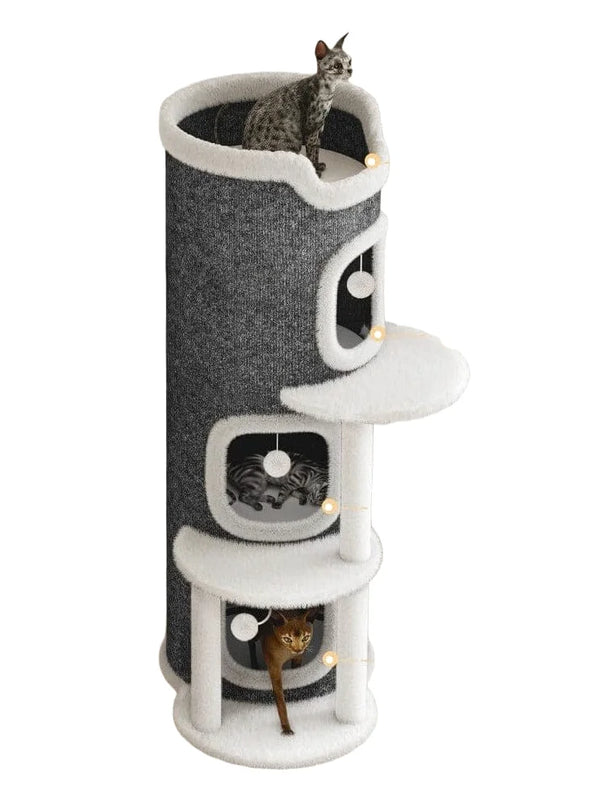 Tour de Jeu Vertical pour Chats à Niveaux Modulés