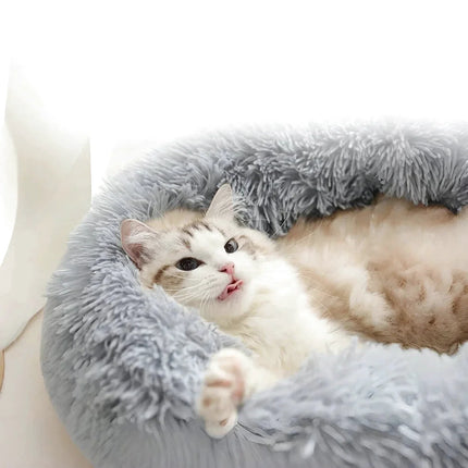 Lit Rond Moelleux et Cosy pour Chat – Design Minimaliste