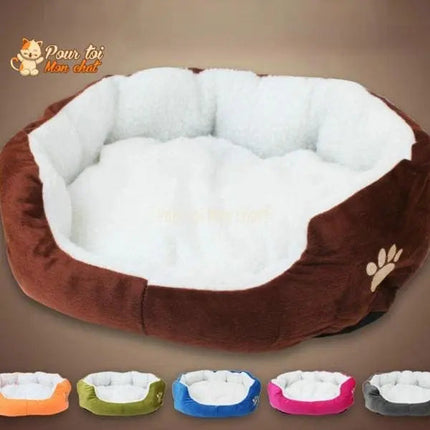 Coussin Rond Douillet | Espace de Repos Confortable pour Chat