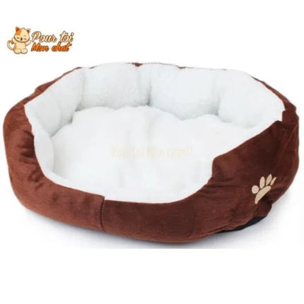 Coussin Rond Douillet | Espace de Repos Confortable pour Chat