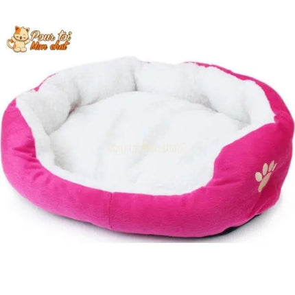 Coussin Rond Douillet | Espace de Repos Confortable pour Chat