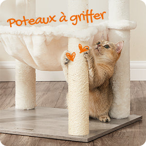 Arbre à Chat Multi-Niveaux avec Hamac et Niche