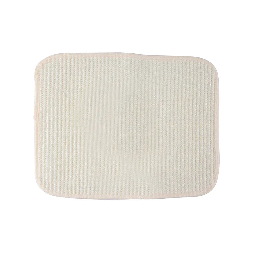 Tapis Absorbant Rectangulaire à Surface Striée pour Usages Multiples