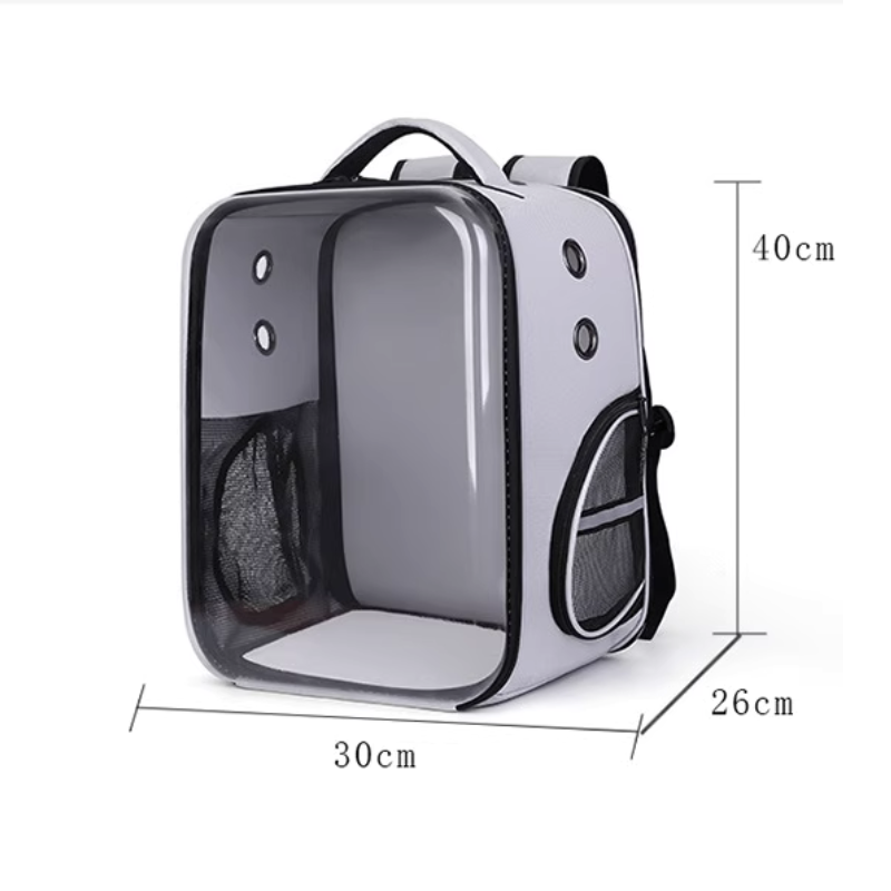 Sac à dos pour chats avec fenêtre transparente – Pratique pour voyages ou sorties