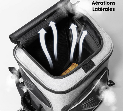 Sac à Dos Ventilé pour Chats – Transport Urbain Pratique