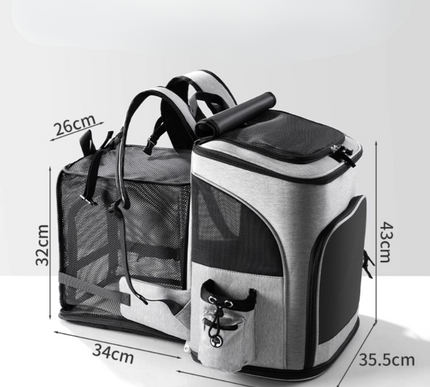 Sac à Dos Ventilé pour Chats – Transport Urbain Pratique