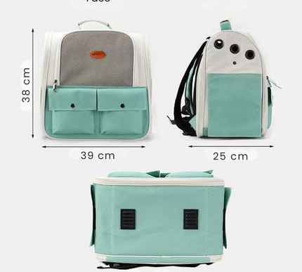 Sac à Dos Respirant pour Transport de Chat – Design Pliable et Moderne