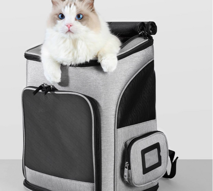 Sac à Dos Ventilé pour Chats – Transport Urbain Pratique