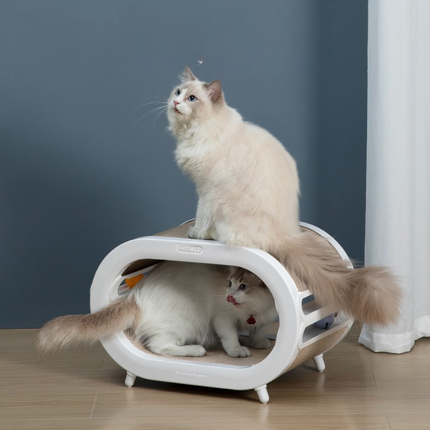 Tapis Roulant Interactif pour Chat avec Jouets Intégrés