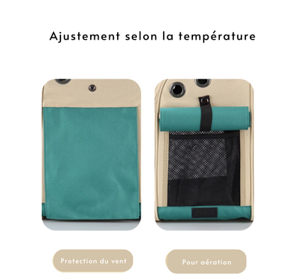 Sac à Dos Respirant pour Transport de Chat – Design Pliable et Moderne