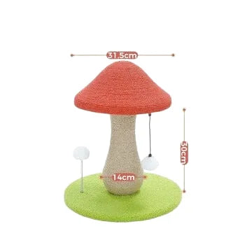 Griffoir Champignon Ludique - Design Fantaisiste pour Chat