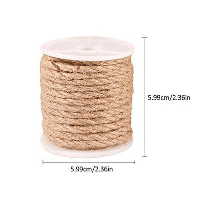 Bobine de corde torsadée robuste 13,9 cm – Style rustique