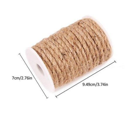 Bobine de corde torsadée robuste 13,9 cm – Style rustique