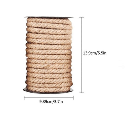 Bobine de corde torsadée robuste 13,9 cm – Style rustique