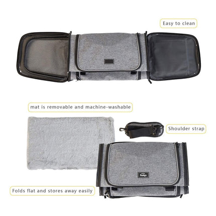 Sac de Transport Modulable avec Ouvertures Latérales Déployables