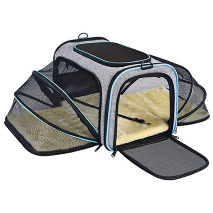 Sac de transport pliable avec ventilation optimale pour animaux