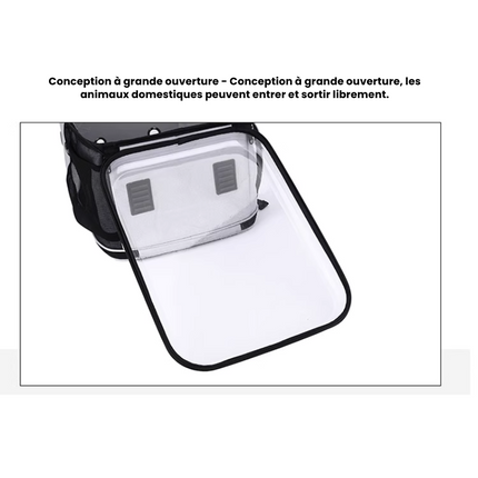 Sac à dos pour chats avec fenêtre transparente – Pratique pour voyages ou sorties