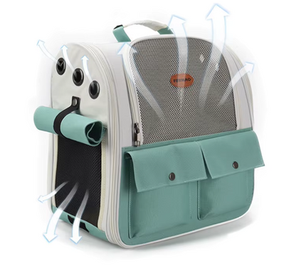 Sac à Dos Respirant pour Transport de Chat – Design Pliable et Moderne
