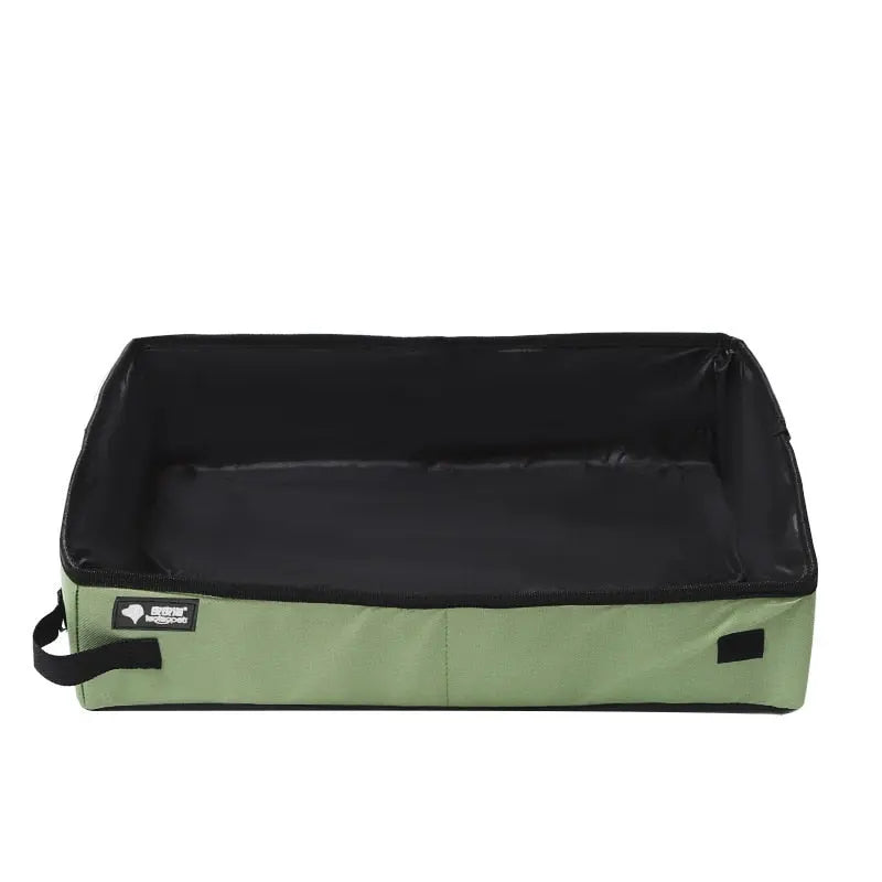 Couffin Rectangulaire Simple et Robuste - Vert et Noir