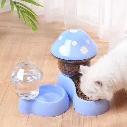 Distributeurs Champignons pour Croquettes et Eau - Design Ludique