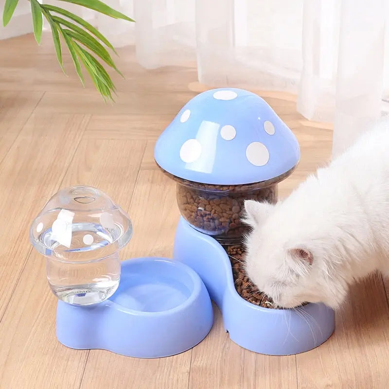 Distributeurs Champignons pour Croquettes et Eau - Design Ludique