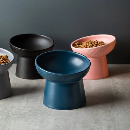 Bols surélevés inclinés pour animaux - Design épuré