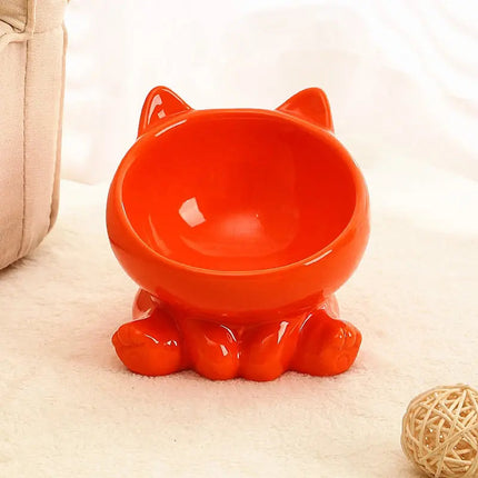 Bol Incliné pour Chat - Interaction Naturelle et Facile