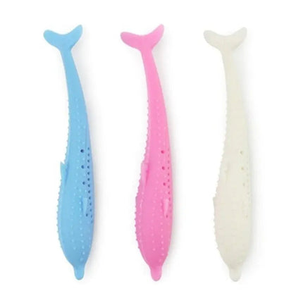 Jouet Pour Chat en Forme de Poisson - Couleurs Pastel