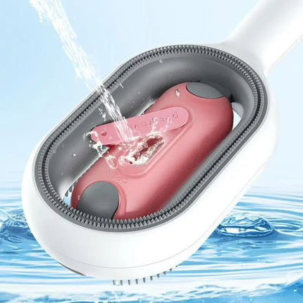Brosse Pratique pour Toilettage de Chat - Design Ergonomique et Tête Amovible