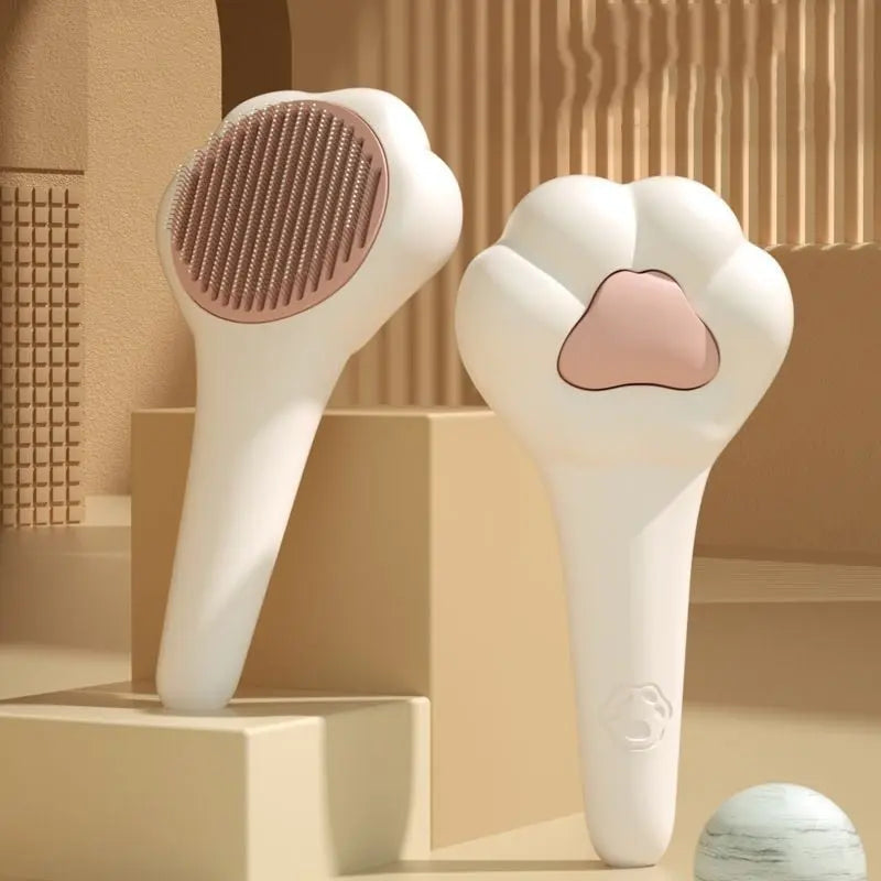 Brosse Patte Ludique pour Toilettage Félin