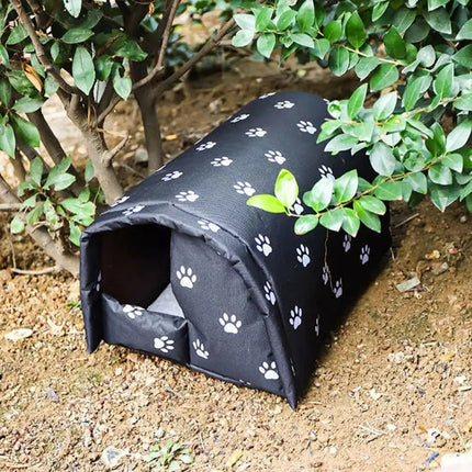 Maison Douillette Noir et Blanc pour Animaux