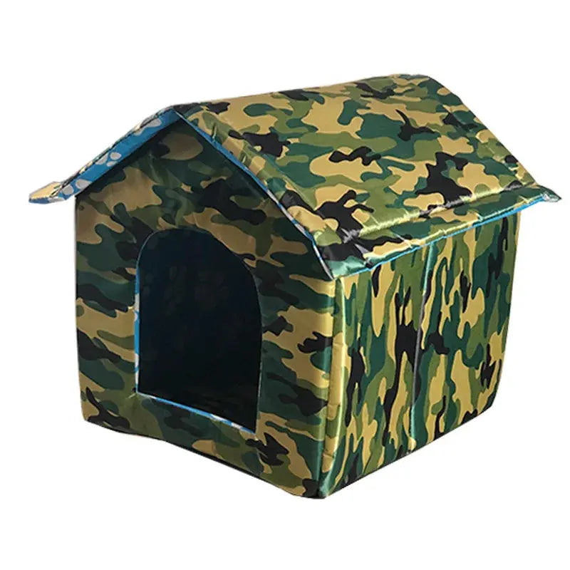 Maison pliable camouflage pour animaux – Protection extérieure nomade
