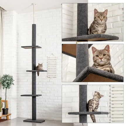 Arbre à Chat Vertical avec Plateformes Multiples