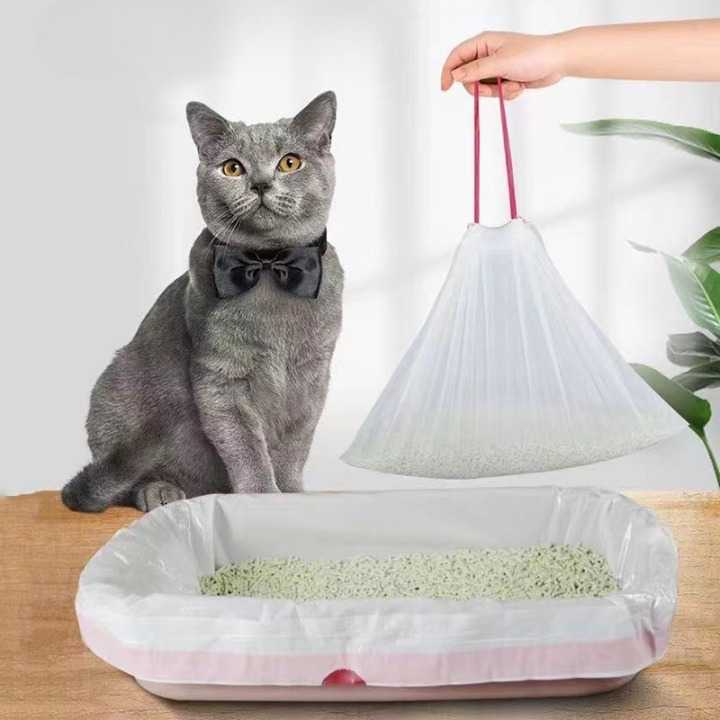 Lot de 7 Sacs Hermétiques Résistants pour Litière de Chat