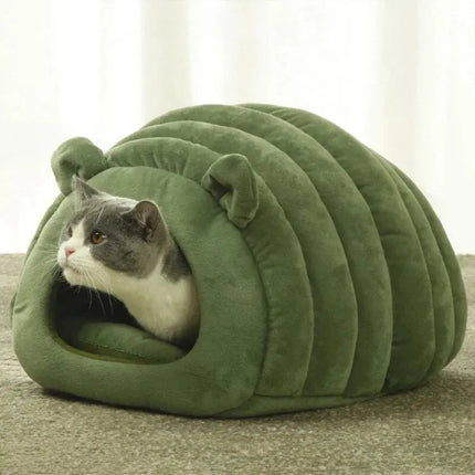 Niche Pour Chat Douce et Mignonne en Forme de Coquille