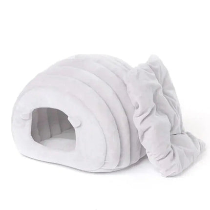 Niche Pour Chat Douce et Mignonne en Forme de Coquille