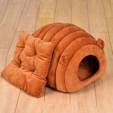 Niche Pour Chat Douce et Mignonne en Forme de Coquille