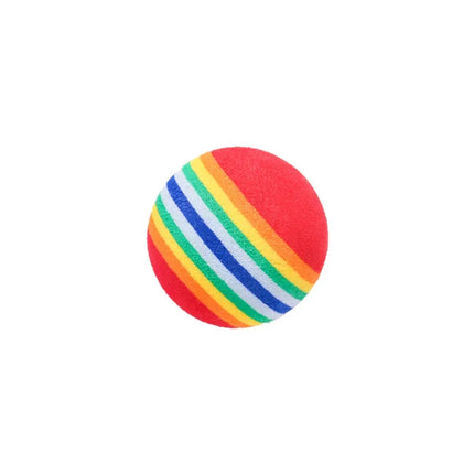 Petite balle arc-en-ciel ludique et compacte
