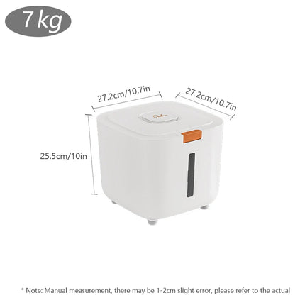 Boîte de Rangement Alimentaire pour Chat avec Fenêtre de Visualisation