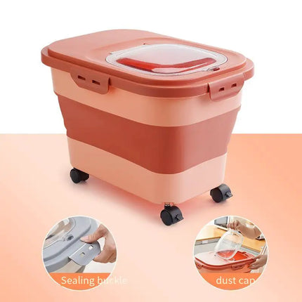 Boîtes de Rangement Compartimentées à Roulettes – Avec Pelle Incluse
