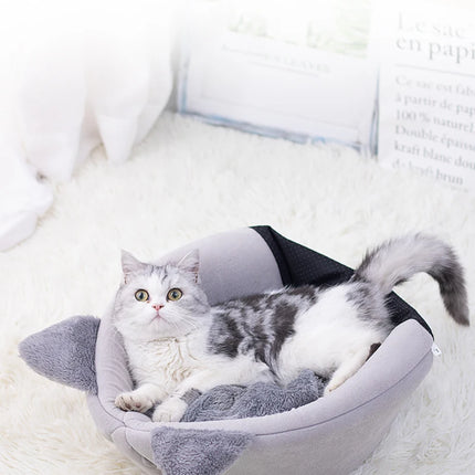 Refuge Douillet pour Animaux avec Oreilles de Chat