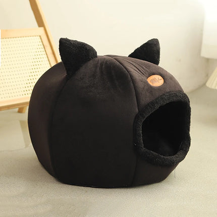 Refuge Douillet pour Animaux avec Oreilles de Chat
