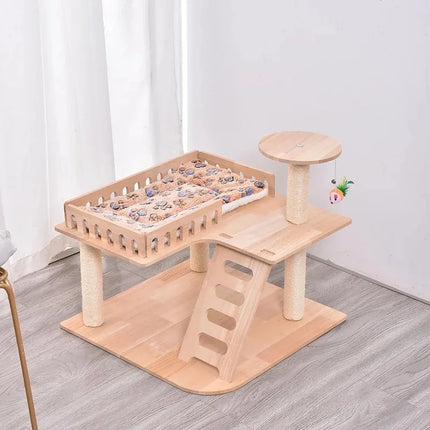 Aire de Jeux pour Chats avec Plateformes et Accessoires Ludiques
